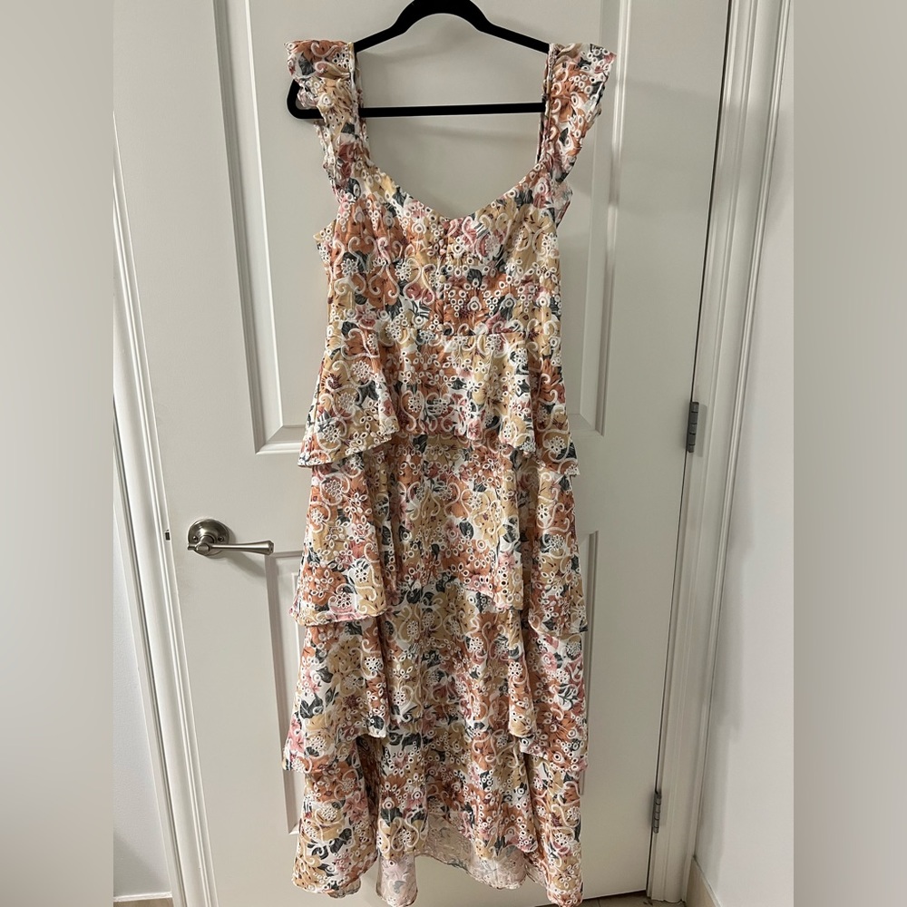 Floral Ruffle Dress - Picture 3 of 5